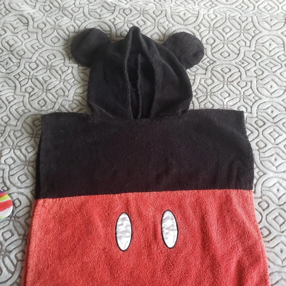 Disney Mickey mouse cover up towel swimm beach shoes